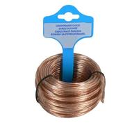 (1,40€/1m) Cavo Per Altoparlanti Trasparente 2x4.00mm² 10m Anello Big Light