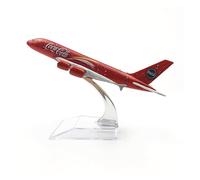 1 400 Fit For Airbus A380 COLA Aviation Lega Di Metallo Aeromobile Modello Decorazione Collezione Regalo Opere D'arte Kit di gioco per Hobby