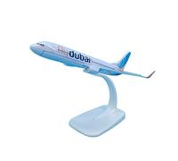 1 400 Misura Per FLY DUBAI Aviation Boeing B737-800 Modello Di Aereo In Metallo Die Casting W Base Carrello Atterraggio Kit di gioco per Hobby