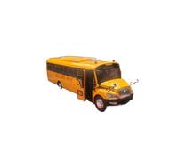 1:42 Per Yutong Bus American ZK6109DX Scuolabus Simulazione Lega Modello di Auto Statica Decorazione per la Casa