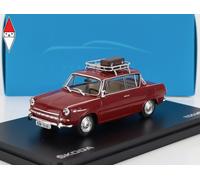 1:43 ABREX Skoda 1100 Mbx 1969 Bordeaux 143AU-721BC