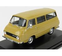MODELLINO FURGONE STATICO ABREX SKODA 1203 MINIBUS 1974 BEIGE SCALA 1/43
