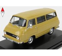 MODELLINO FURGONE STATICO ABREX SKODA 1203 MINIBUS 1974 BEIGE SCALA 1/43