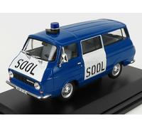 Abrex Modellino furgone statico Skoda 1203 Minibus Sool 1974 Blu - Scala 1/43