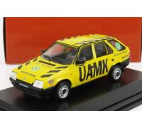 MODELLINO AUTO STATICO ABREX SKODA FORMAN STATION WAGON UAMK 1993 GIALLO 1/43