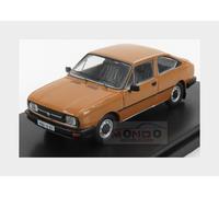 MODELLINO AUTO STATICO ABREX SKODA GARDE 1982 MARRONE MODELLISMO SCALA 1/43