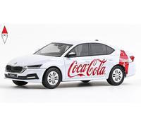 1/43 ABREX SKODA OCTAVIA IV COCA-COLA 2020 WHITE