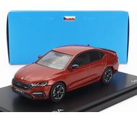 MODELLINO AUTO STATICO ABREX SKODA OCTAVIA IV RS 2020 ARANCIO SCALA 1/43