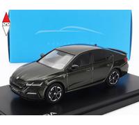 MODELLINO AUTO STATICO ABREX SKODA OCTAVIA IV RS 2020 MARRONE GRIGIO SCALA 1/43