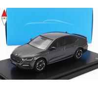 MODELLINO AUTO STATICO ABREX SKODA OCTAVIA IV RS 2020 GRIGIO SCALA 1/43