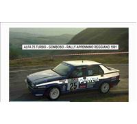 1/43 Alfa Romeo 75 Turbo Rally Appennino Reggiano 1991 Gomboso Polizia Kit