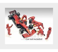 1:43 AMERICAN DIORAMA F1 Set 2 Pit-Stop Set 7 X Meccanici Mechanics AMDI38388