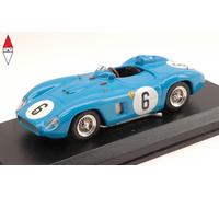 1/43 ART MODEL FERRARI LIGHT BLUE 500TR SPIDER N 6 REIMS 1956 PICARD MANZON