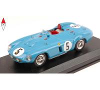 1/43 ART MODEL FERRARI LIGHT BLUE 750 MONZA SPIDER N 5 1000km PARIGI 1956
