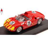 1/43 ART MODEL FERRARI RED 330P N 26 SEBRING 1965 GROSSMAN HUDSON
