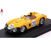 1/43 ART MODEL FERRARI YELLOW BLACK 500TR SPIDER TEAM EQUIPE NATIONE BELGE N 20