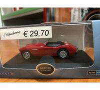 1/43 Austin Healey 100 BN1 Roof Down Carmine Red AH1005 Oxford