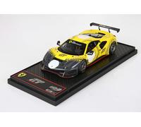 1:43 BBR Ferrari 488 Gt Modificata 2020 Yellow Matt Grey BBRC255