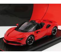 MODELLINO AUTO STATICO FERRARI SF90 STRADALE HYBRID SPIDER OPEN ROOF 2020 1:43