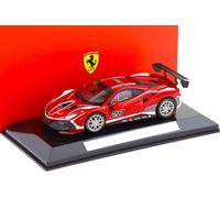 Ferrari 488 Challenge Evo 2020 #28 Racing Series Metallic Red 1:43 Model BBURAGO