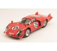 1:43 Best Alfa Romeo 33.2 Le Mans Daytona 1969 Dibos/Chappuis Be9492 Diecast Mod