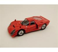 MODELLINO AUTO STATICO BEST MODEL ALFA ROMEO 33.2 PROVA 1968 ROSSO SCALA 1/43