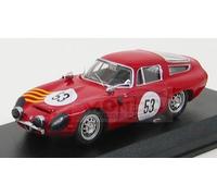MODELLINO AUTO STATICO BEST MODEL ALFA ROMEO TZ1 #53 SEBRING 1964 STODDARD 1/43
