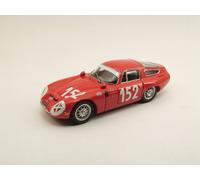 MODELLINO AUTO STATICO BEST MODEL ALFA ROMEO TZ1 #152 TARGA FLORIO 1970 1/43