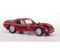 MODELLINO AUTO STATICO BEST MODEL ALFA ROMEO TZ2 PROVA 1964 ROSSO SCALA 1/43
