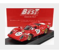 1:43 BEST Ferrari 312P 3.0L V12 #57 24H Le Mans 1970 Parsons Adamowicz BE9290-2