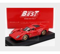 1:43 BEST Ferrari 312P 3.0L V12 Coupe Prova 1969 Red BE9142-2