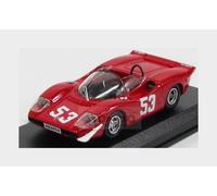 1:43 BEST Fiat Abarth 2000 #53 Winner Imola 1969 Ortner V.Lennep Red BE9494