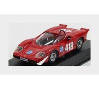 1:43 BEST Fiat Abarth 2000 S #418 Winner Trieste-Opicina 1969 Pilone BE9554