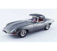 MODELLINO AUTO STATICO BEST JAGUAR E-TYPE SPIDER CLOSED 1962 GRIGIO SCALA 1/43
