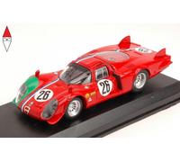 Alfa Romeo 33.2 Lm #26 Dnf 1000 Km Monza 1968 G. Gosselin / S. Trosch 1:43 Model
