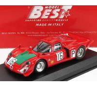 MODELLINO AUTO STATICO DIECAST ALFA ROMEO 33.2 N.16 NURBURGRING 1968 GIUNTI 1:43