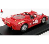 MODELLINO AUTO STATICO BEST ALFA ROMEO 33.2 #248 TARGA FLORIO 1969 PINTO 1/43