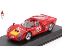 MODELLINO AUTO STATICO ALFA ROMEO 33.2 TARGA FLORIO #182 1968 SCALA 1:43