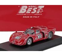 MODELLINO AUTO STATICO BEST ALFA ROMEO T33.2 WATKINS GLEN 1968 HORST KWECH 1/43