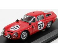 MODELLINO AUTO STATICO BEST ALFA ROMEO TZ1 COUPE #57 24H LE MANS 1964 SCALA 1/43