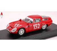 MODELLINO AUTO STATICO BEST MODEL ALFA ROMEO TZ1 #152 TARGA FLORIO 1970 1/43