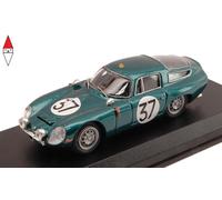 Best Model BT9596 ALFA ROMEO TZ1 N.37 LE MANS TEST 1964 BUSSINELLO-BISCALDI 1:43