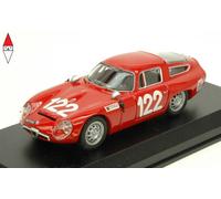 Best Klebstoffe Modellino Auto 1:43 Alfa Romeo TZ1 #122 Targa Florio 1966 Lo Piccolo BE9649