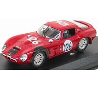 Best Klebstoffe Modellino auto statico Alfa Romeo TZ2 #126 Targa Florio 1966 Pinto Todaro 1/43