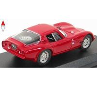 MODELLINO AUTO STATICO BEST MODEL ALFA ROMEO TZ2 PROVA 1964 ROSSO SCALA 1/43
