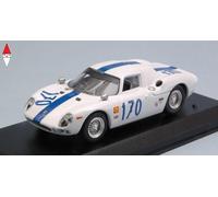 Best Klebstoffe Modellino auto Ferrari 250 LM #170 Targa Florio 1966 Swanson/Ennis Bianco 1:43