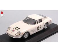 MODELLINO AUTO STATICO BEST MODEL FERRARI 275 GTB/4 #122 TARGA FLORIO 1967 1/43