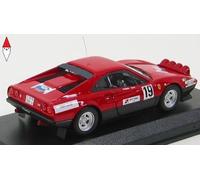 1/43 BEST MODEL FERRARI 308 GTB N 19 RALLY ST CERGUE 1982 JAQUILLARD RED