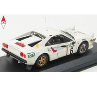 MODELLINO AUTO STATICO BEST MODEL FERRARI 308 GTB #6 RALLY ELBA 1985 ROGGIA 1/43