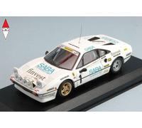 1:43 BEST Ferrari 308 Gtb Rally #1 Targa Florio 1983 Tony Radaell White BE9211
